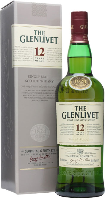 蘇格蘭 格蘭利威 12年 單一純麥威士忌 The Glenlivet 12Years Old Sin