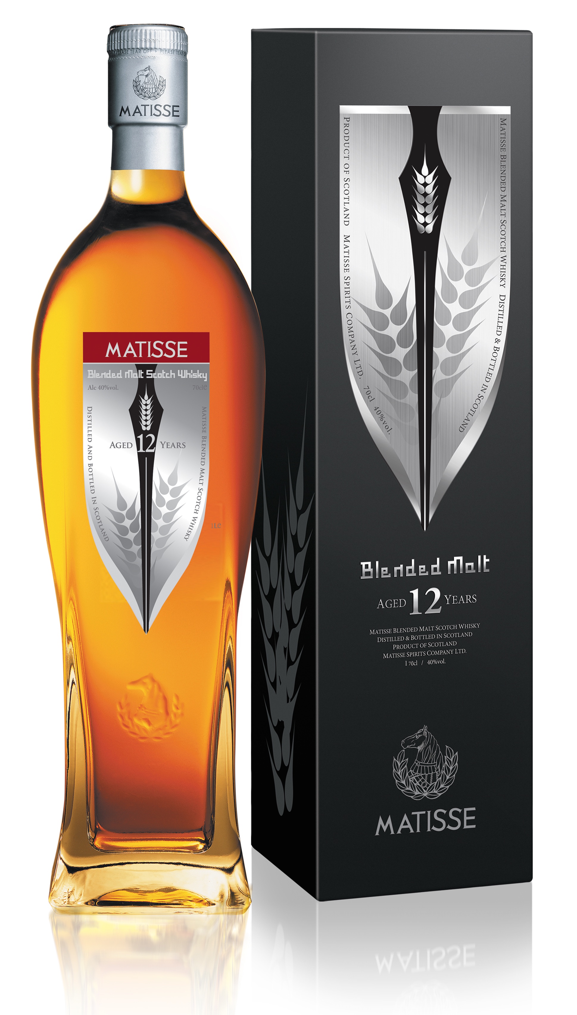 馬諦氏「12年純麥」蘇格蘭威士忌 MATISSE 12 YEARS OLD BLENDED MALT