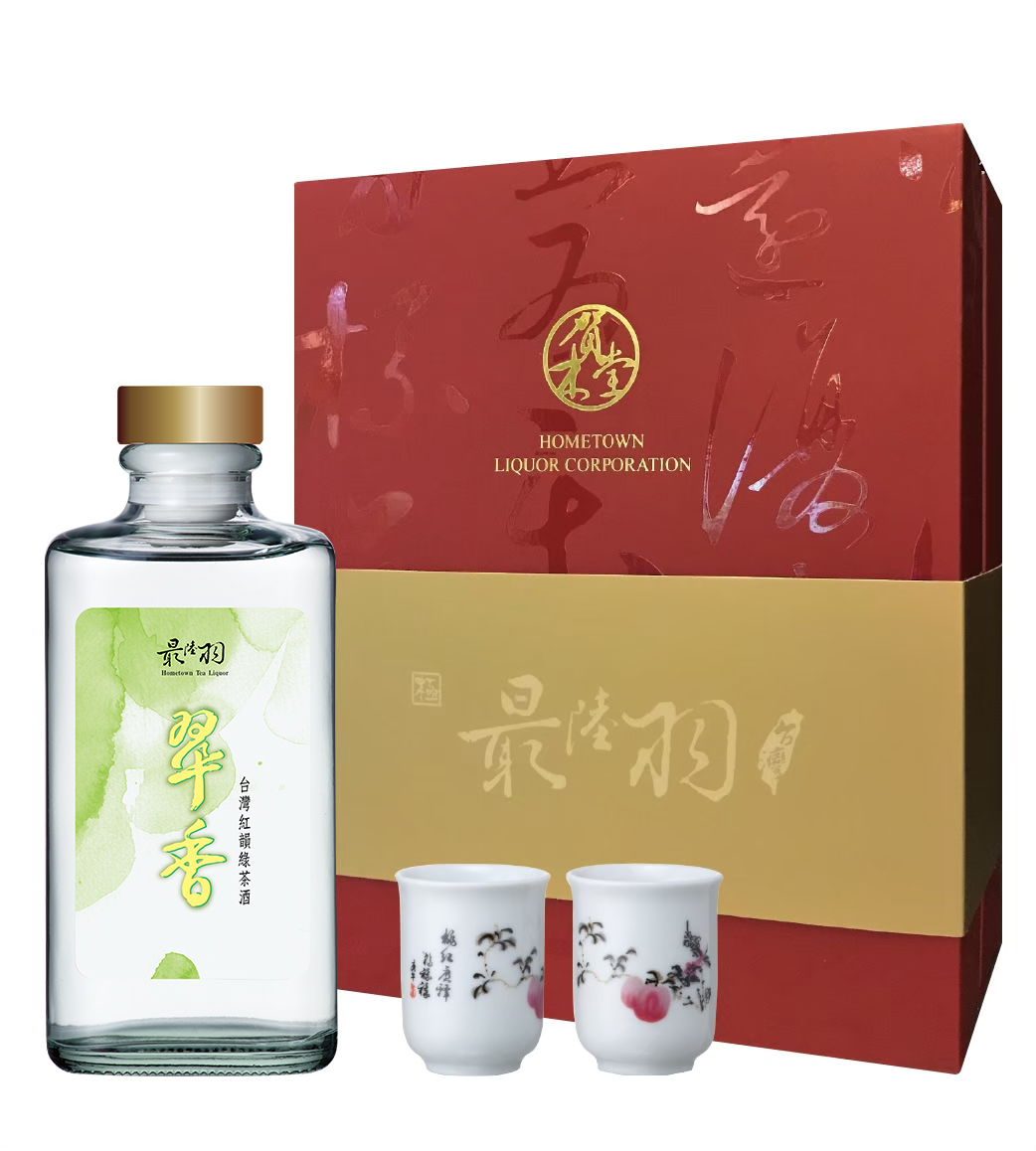 最陸羽臺灣紅韻綠茶酒-翠香禮盒/單瓶